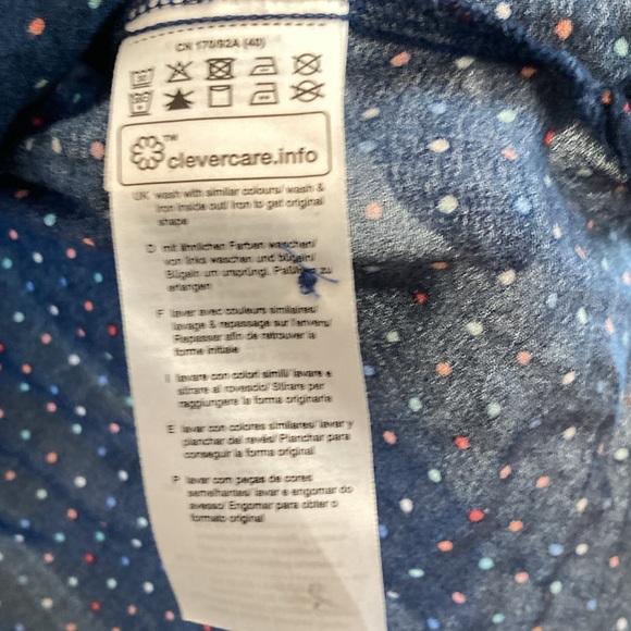 ⭐️ ESPRIT Blouse Sz 10 FR 42 Polka Dot - Picture 6 of 8